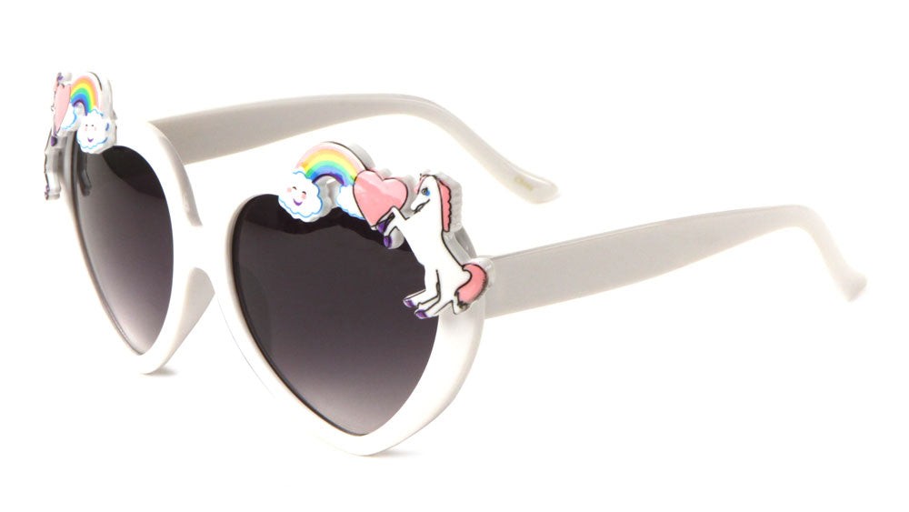 Heart Shaped Rainbow Unicorn p6351-heart