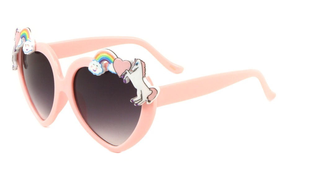 Heart Shaped Rainbow Unicorn p6351-heart