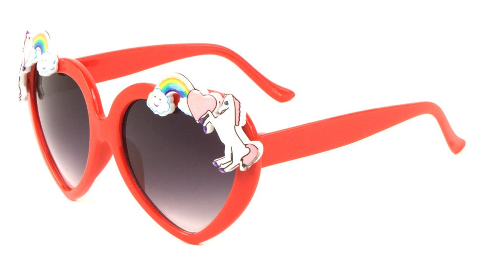 Heart Shaped Rainbow Unicorn p6351-heart