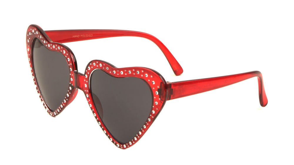 Heart Shaped Studded Sunglasses pt0121