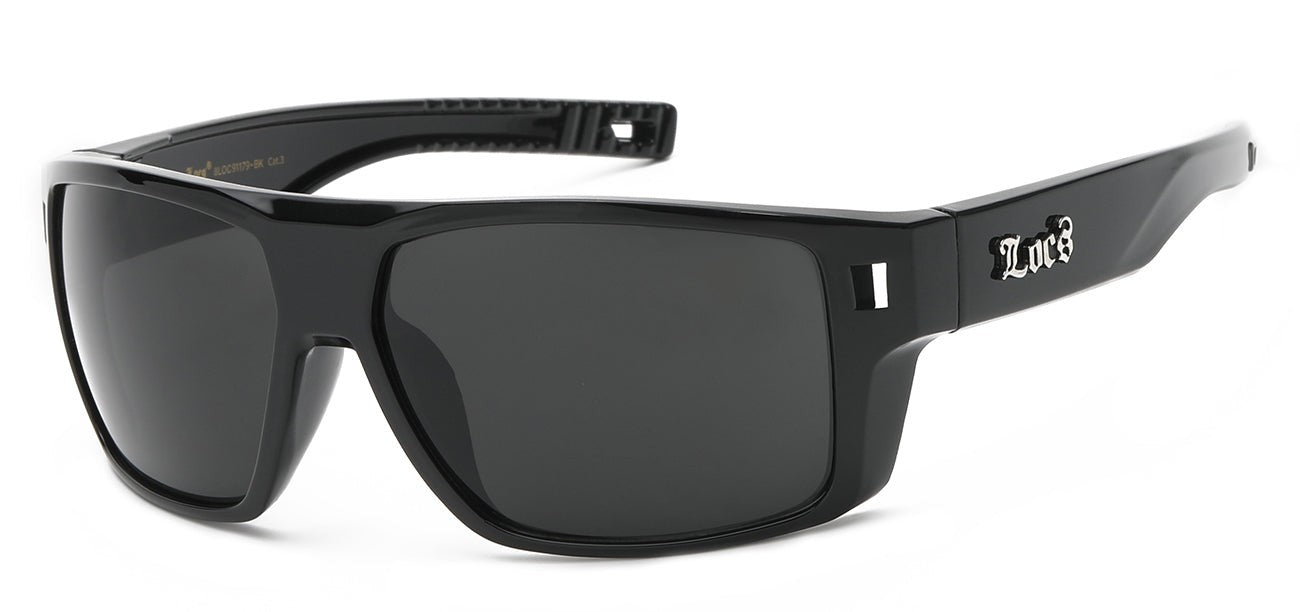 Locs Black Sunglasses loc91179-bk