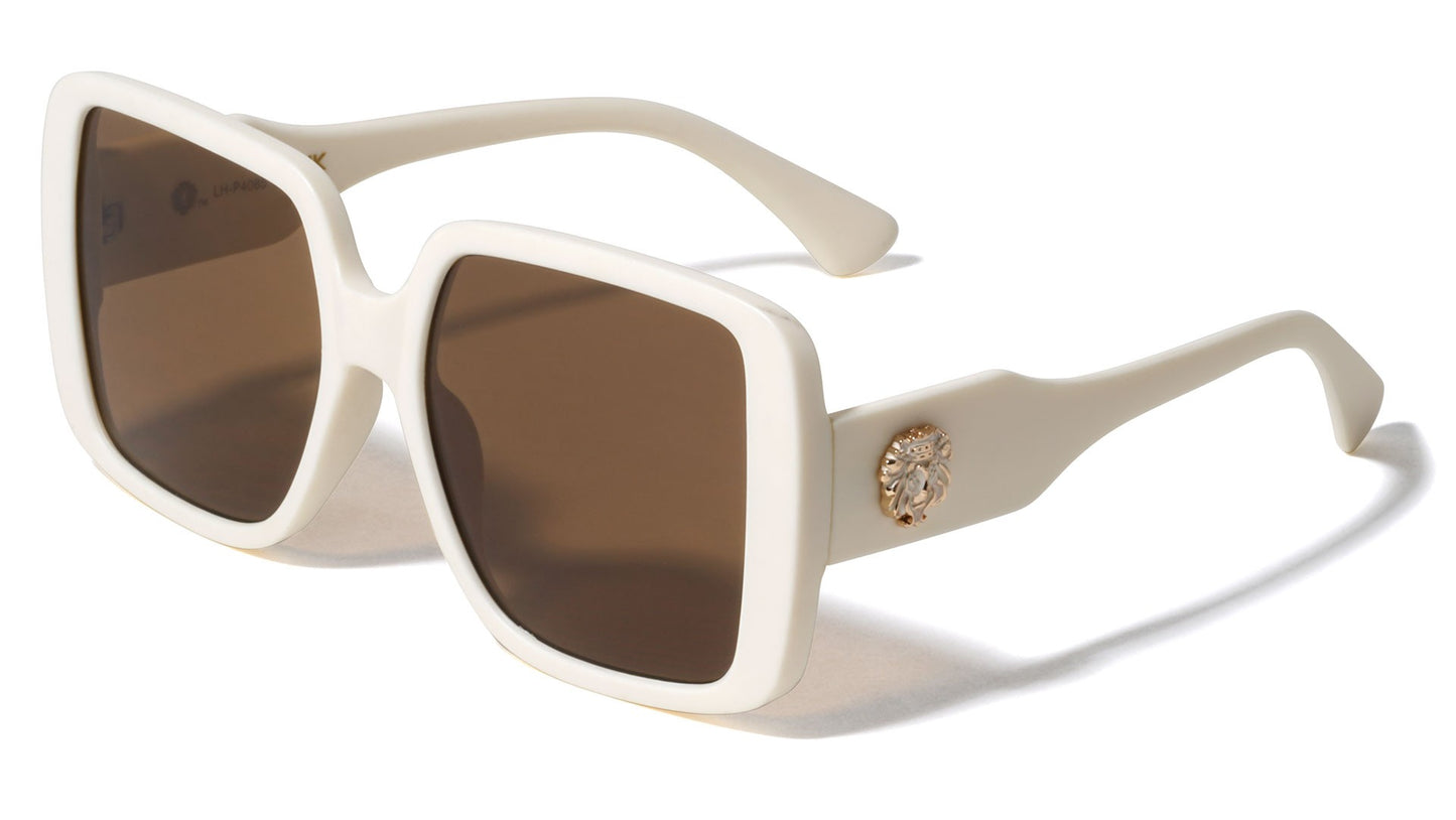 Lion Head Fashion Square Sunglasses lh-p4085