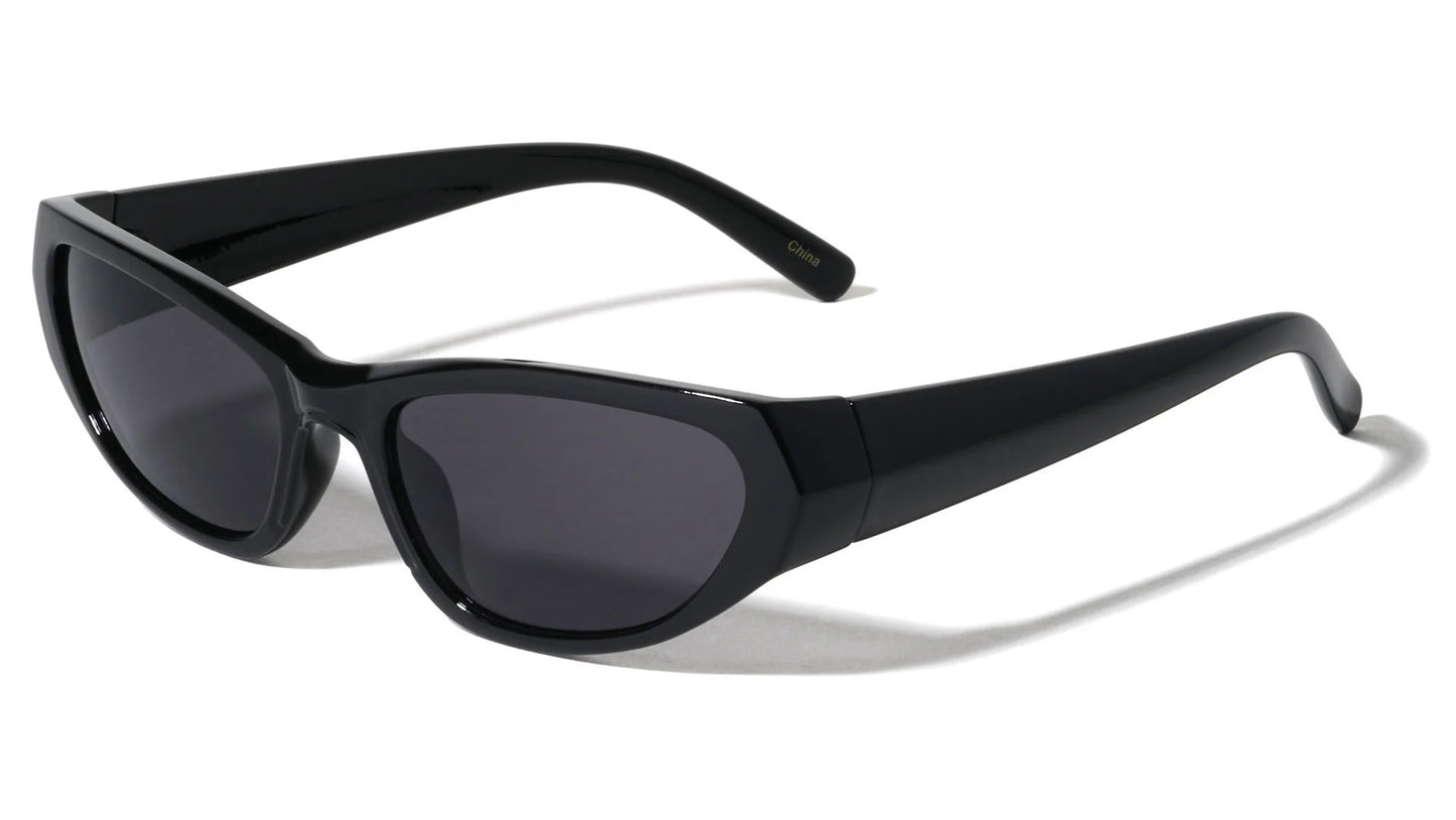 Triangular Temple Cat Eye Sunglasses bp0227