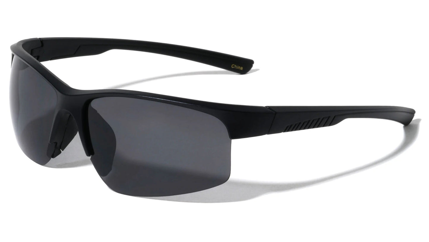 Semi Rimless Fire Temple Sunglasses bp0222-cm