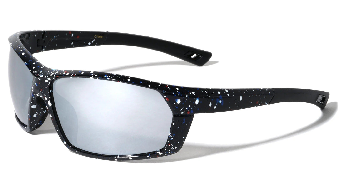 Rectangle Sports Sunglasses bp0210-flag