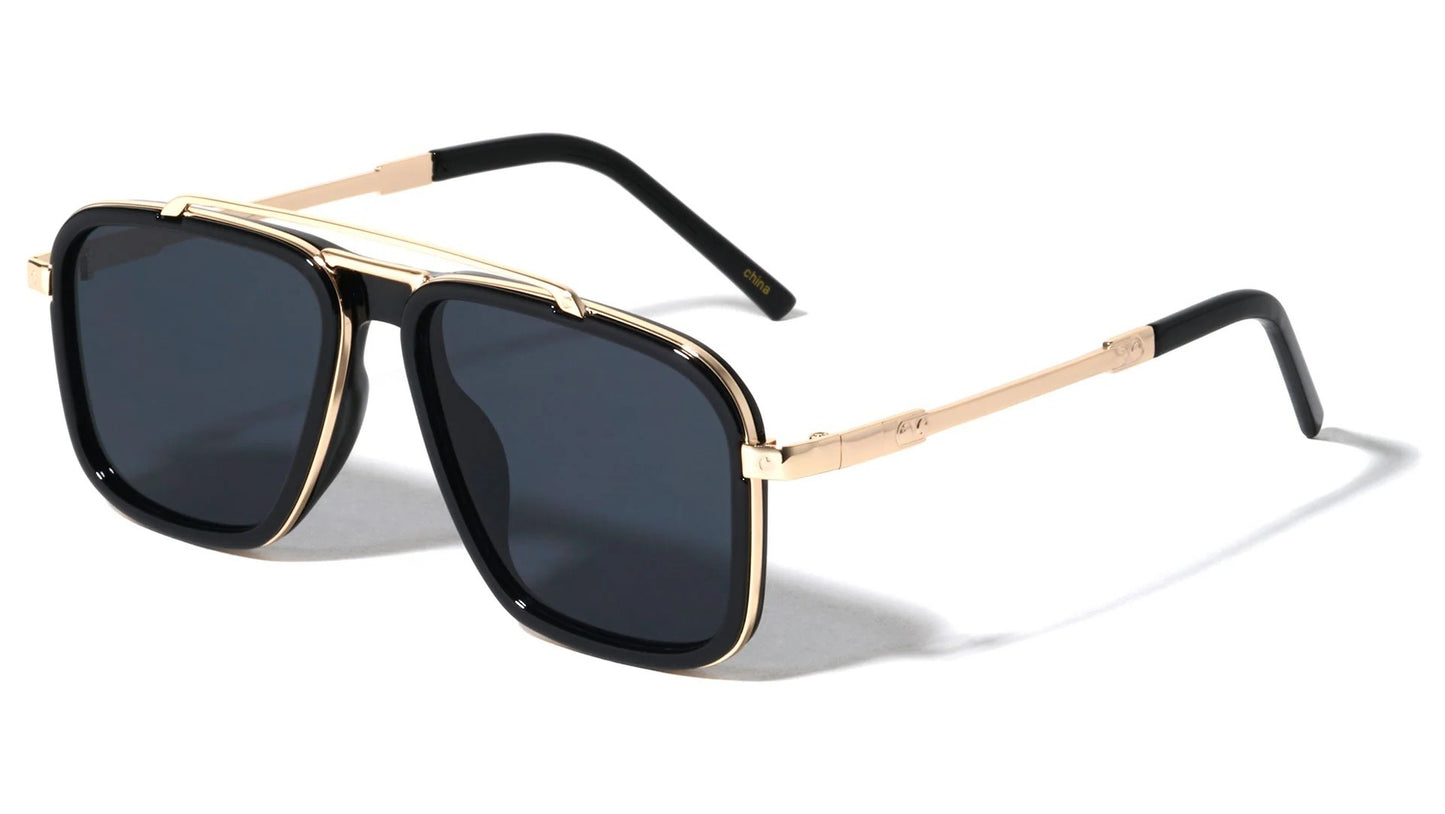 Modern Squared Aviator Sunglasses av-1720