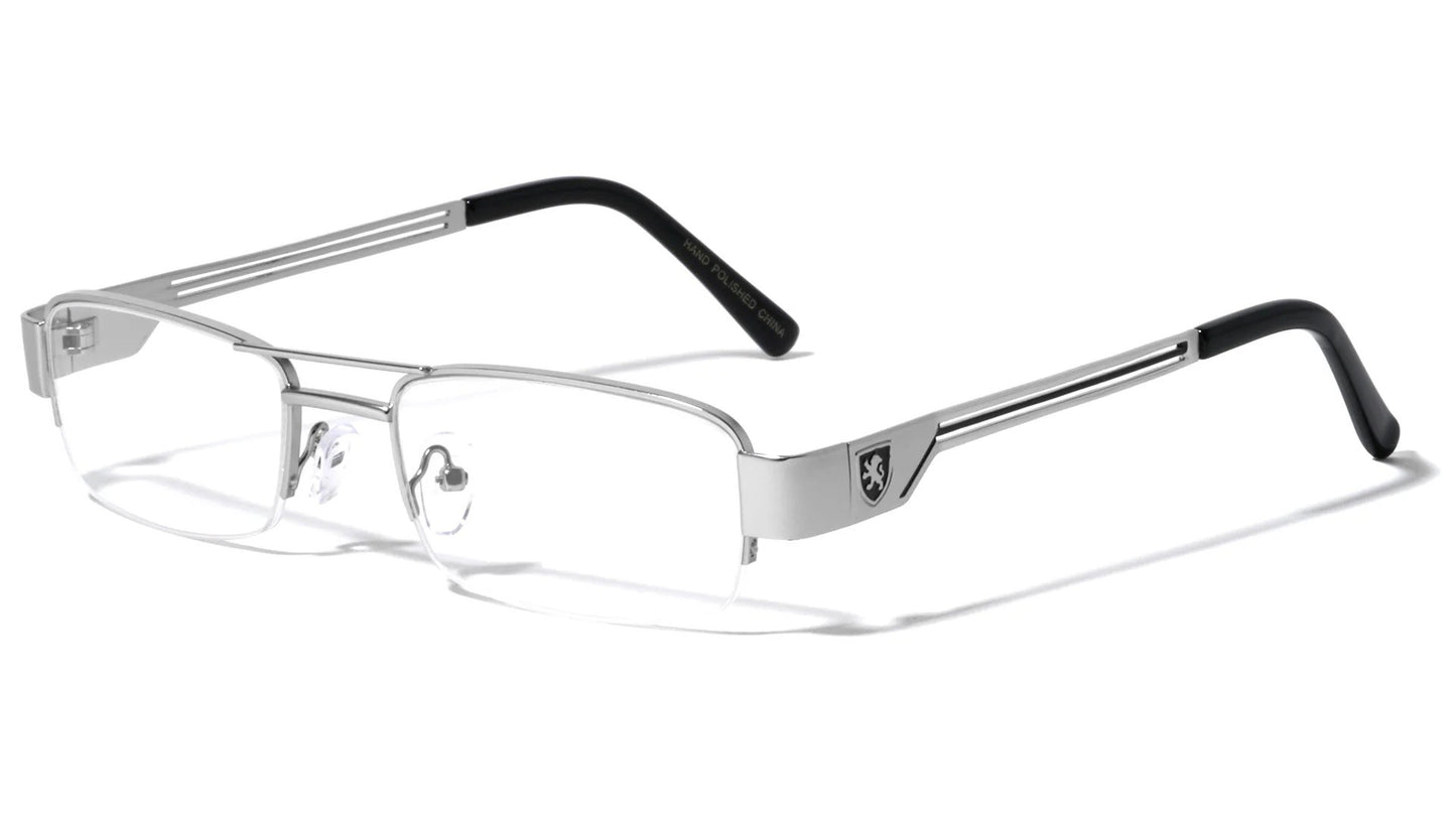 Khan Semi-Rimless Clear Lens clr-1224-kn