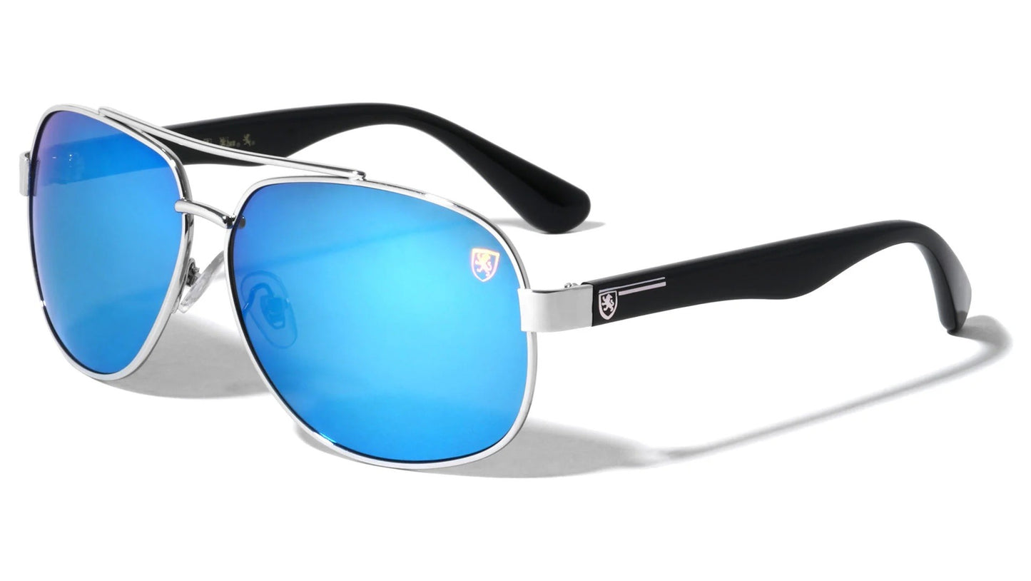 KHAN Aviators Color Mirror Sunglasses 8kn-2002-cm