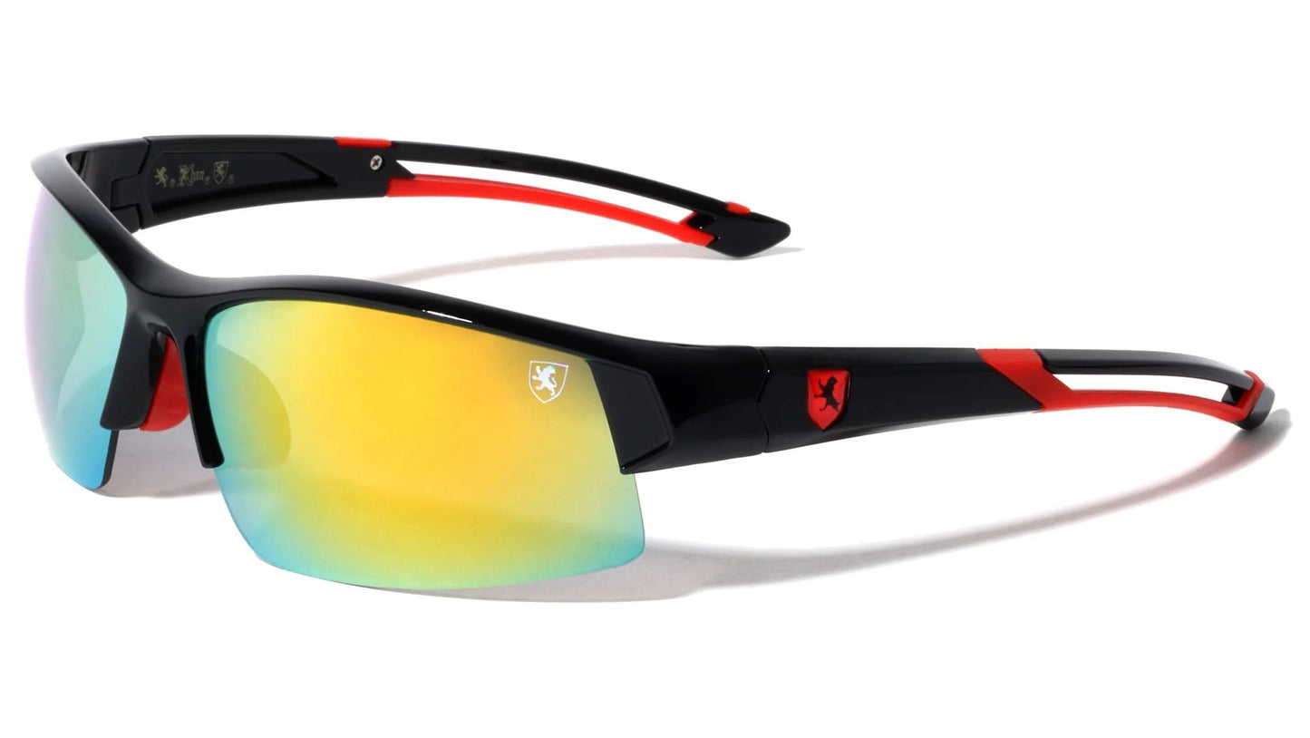 KHAN Semi-Rimless Sports Sunglasses kn-p01043