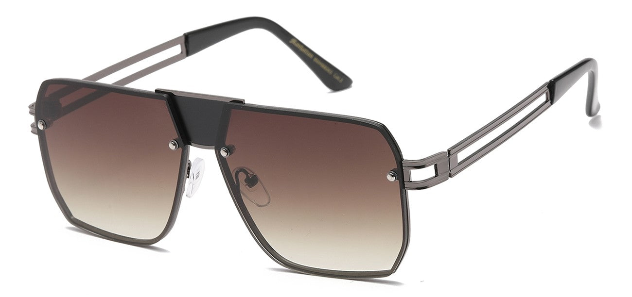 Manhattan Metallic Square Aviator mh88065
