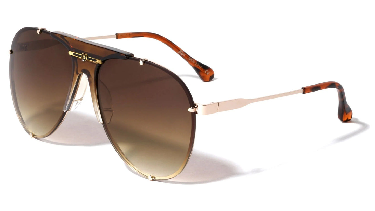 Khan Rimless Rounded Aviator 8kn-2017