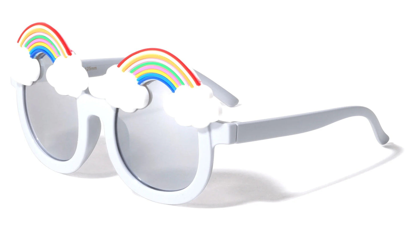 Kids Round Rainbow Sunglasses k894