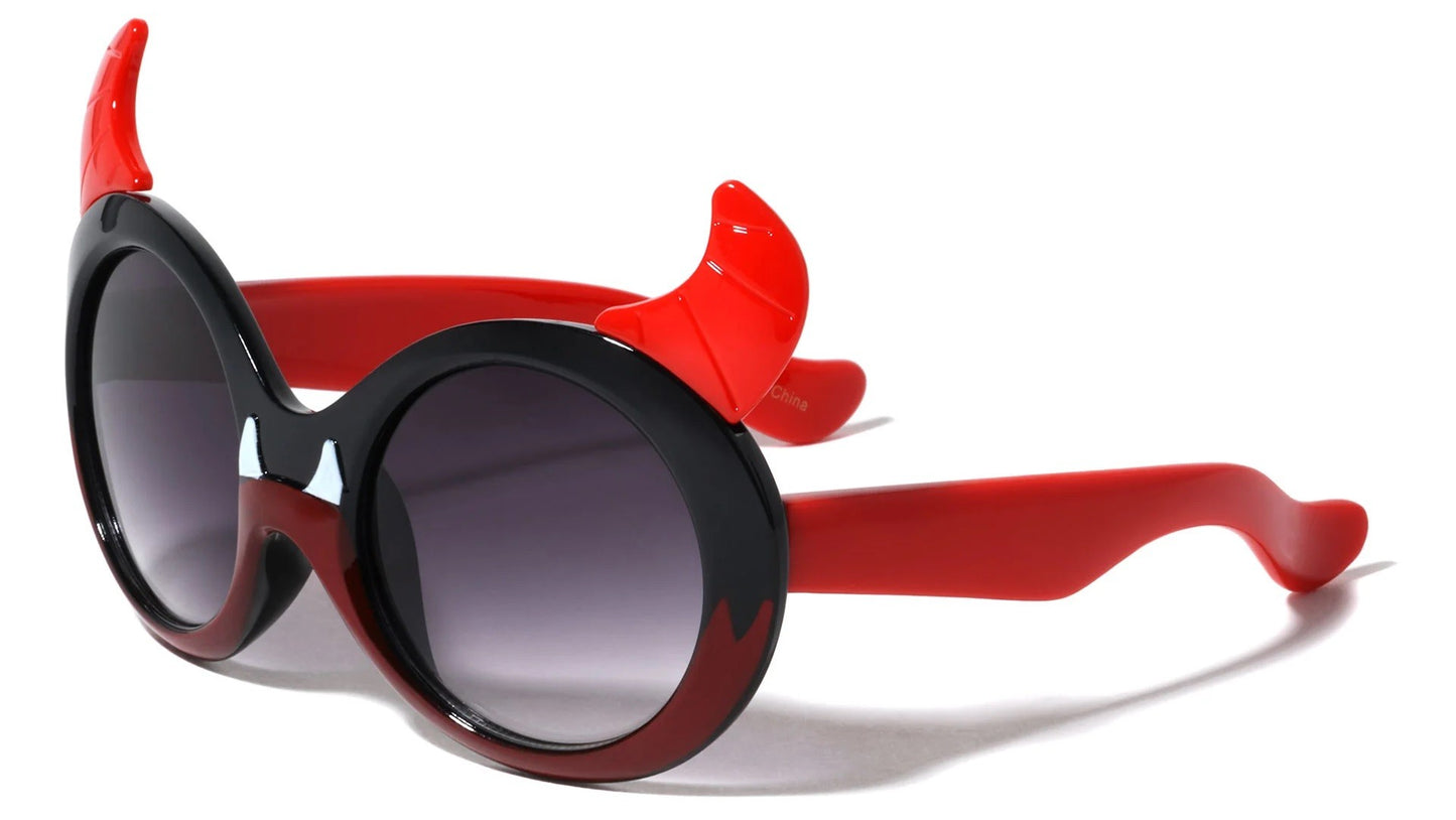 Kids Horns Shape Monster Sunglasses k816