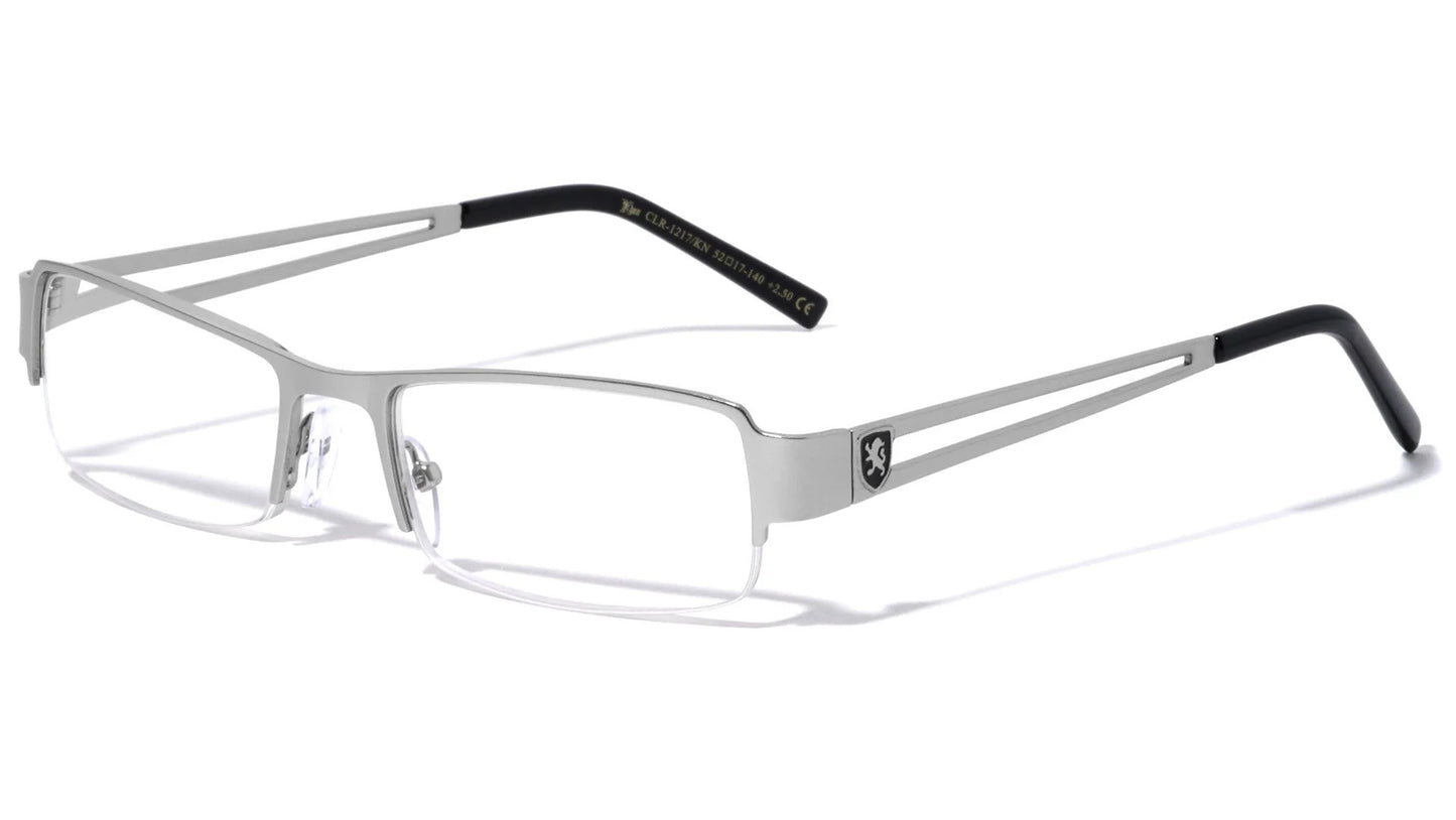 KHAN Semi-Rimless Reading Glasses rd-1217-kn