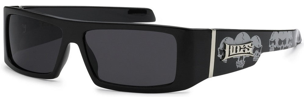 Locs skull Printed Sunglasses loc9058-skl