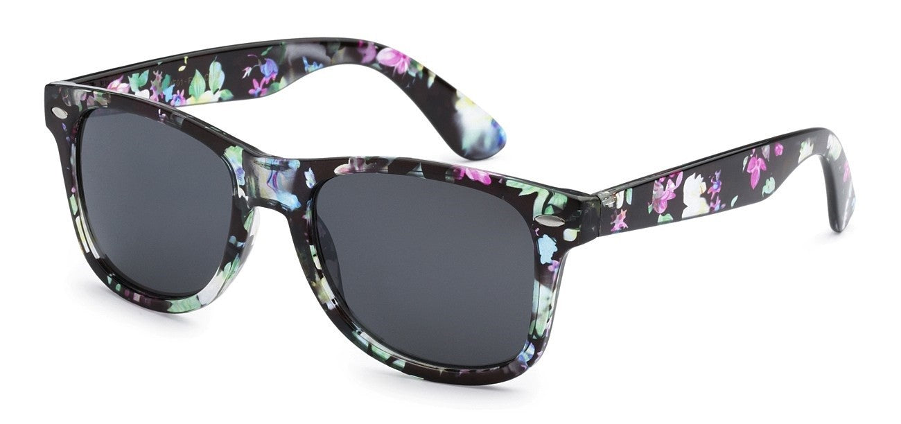 Retro Classic Sunglasses Floral wf01-flw