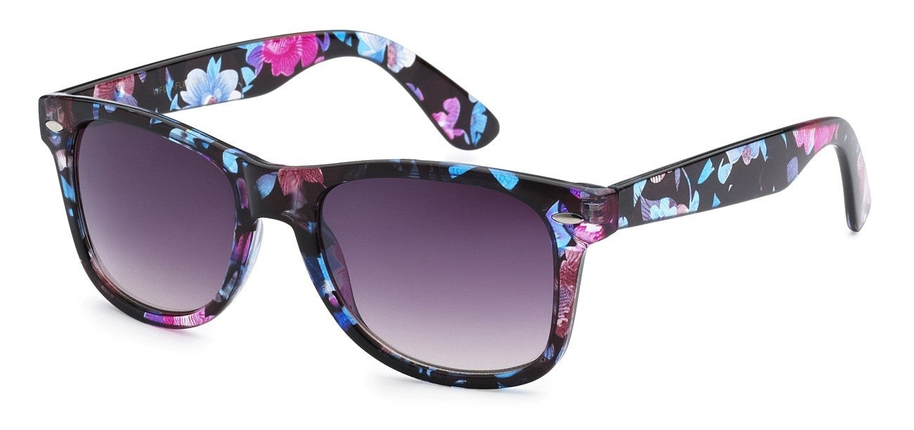 Retro Classic Sunglasses Floral wf01-flw