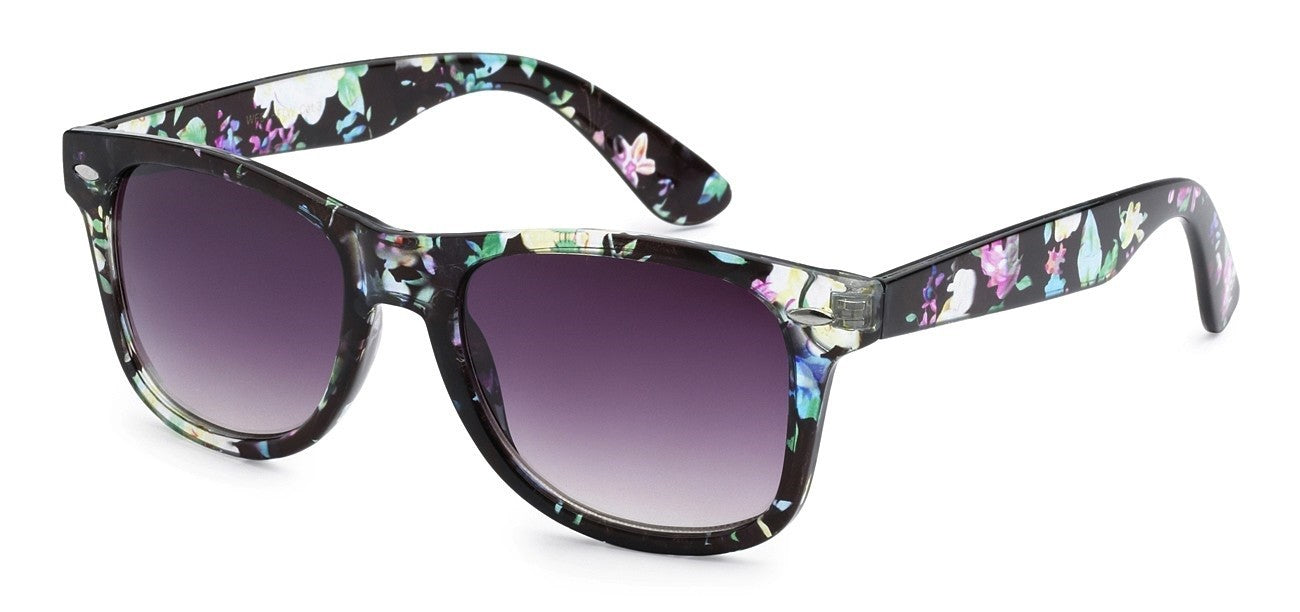 Retro Classic Sunglasses Floral wf01-flw