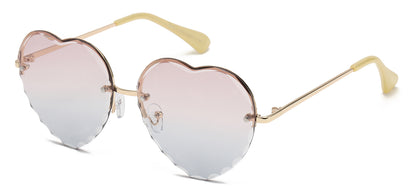 Giselle Rimless Heart Sunglasses gsl28266