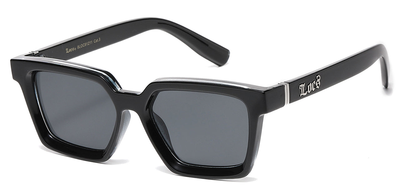 Locs Edgy Square Frame Shades loc91211
