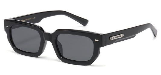 Biohazard Modern Rectangle Sunglasses bz66365