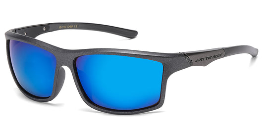 Arctic Blue Sleek Wrap Sunglasses ab-1107