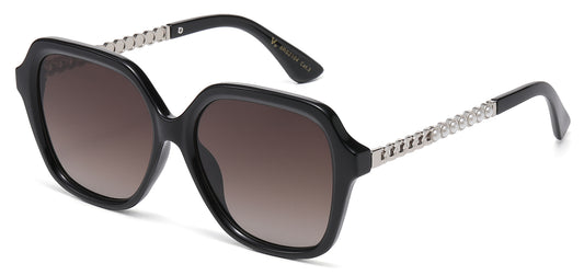 Rhinestone Square Frame Sunglasses rs2104