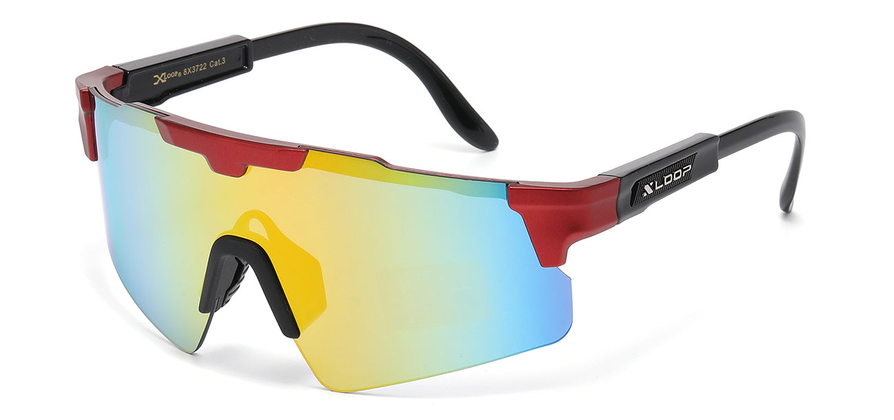 Xloop Semi-Rimless Shield Shades x3722
