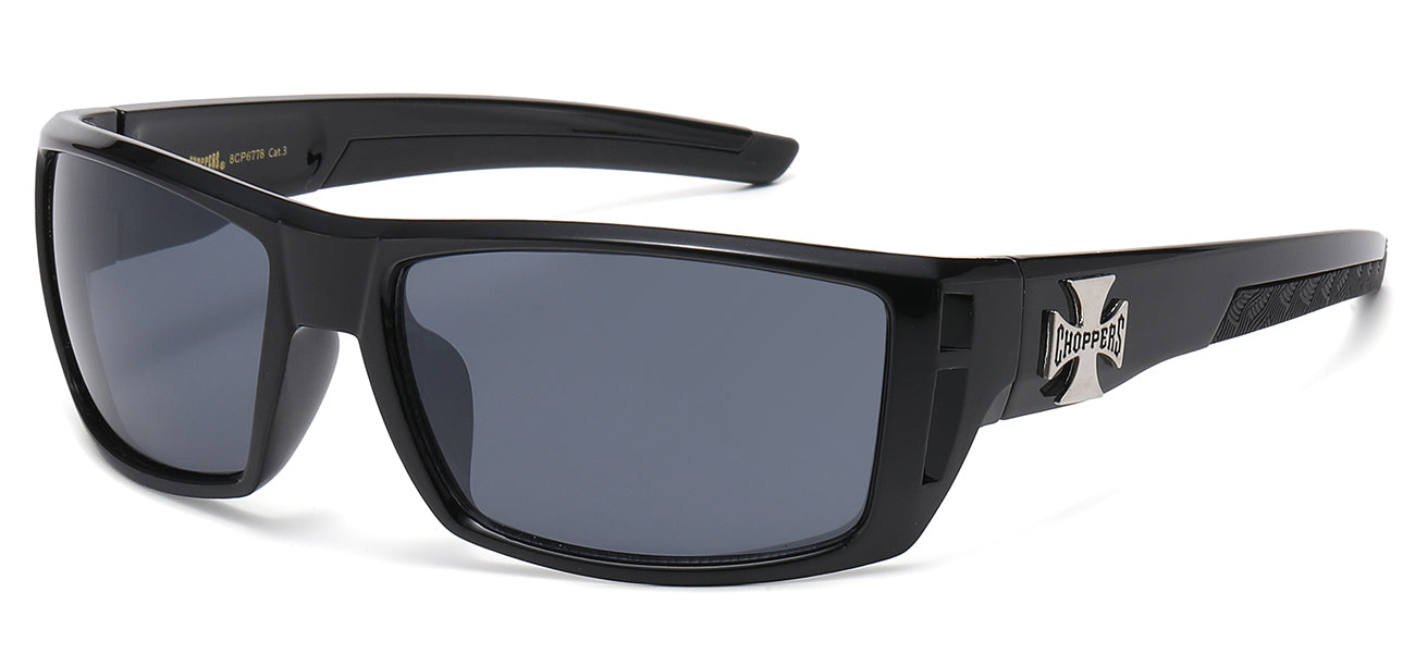 Choppers Wrap Frame Sunglasses cp6778