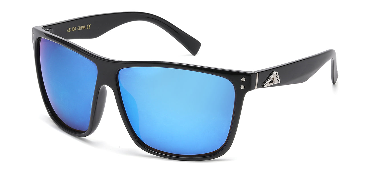 Arctic Blue Square Wrap Sunglasses ab-100