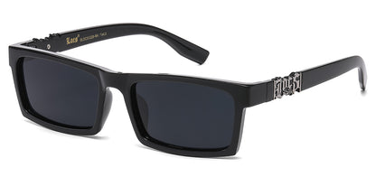 Locs Rectangular Black Shades loc91328-bk