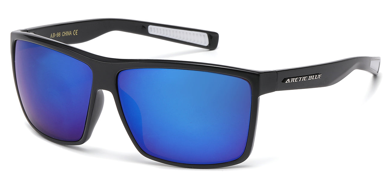 Arctic Blue Square Wrap Sunglasses ab-98