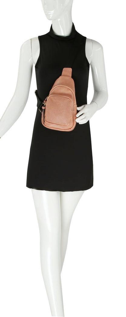 Leather Cross Body Bag jn-0054