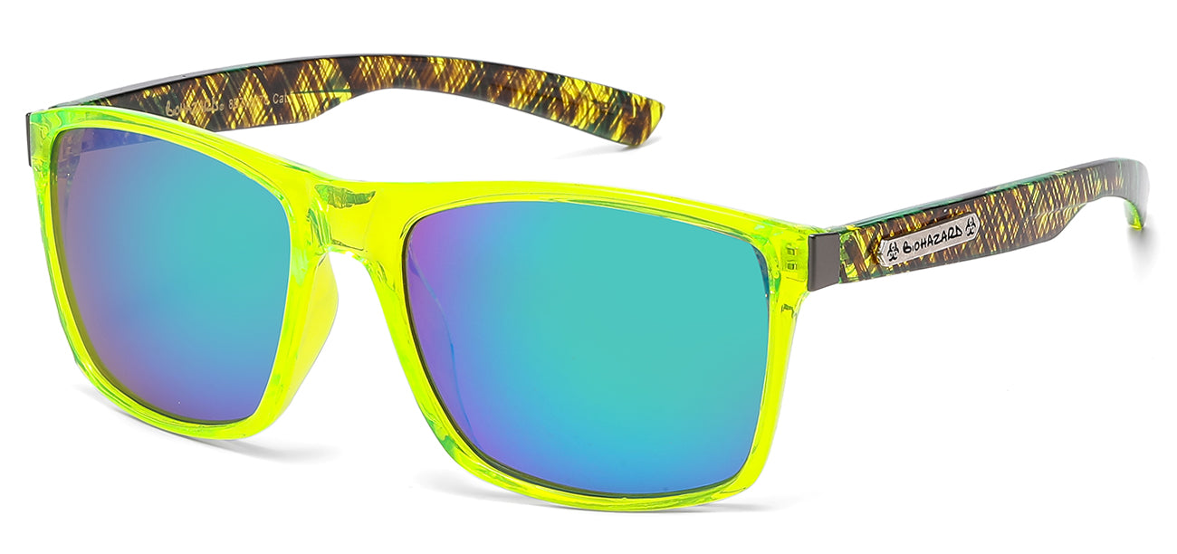 Biohazard Neon Sport Sunglasses bz66378
