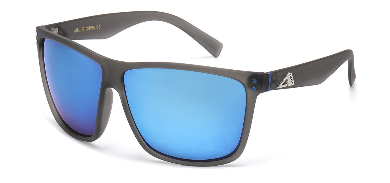 Arctic Blue Square Wrap Sunglasses ab-100