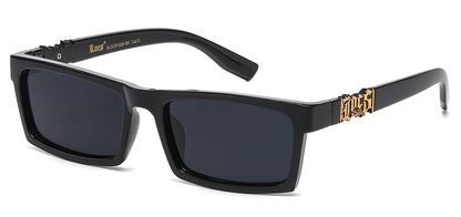 Locs Rectangular Black Shades loc91328-bk