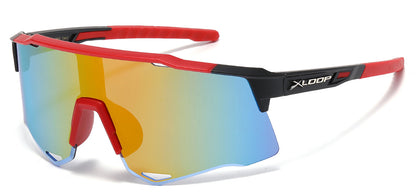 Xloop Semi-Rimless Shield Sunglasses x3692