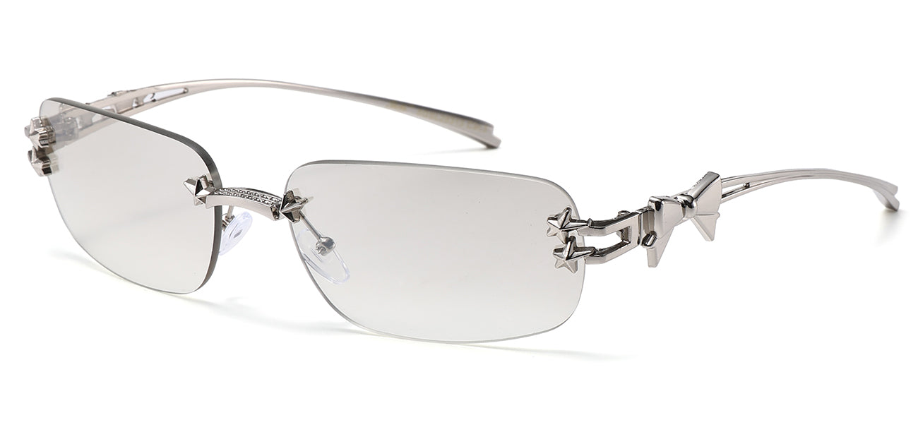 Giselle Metallic Rimless Sunglasses gsl28313