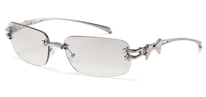 Giselle Metallic Rimless Sunglasses gsl28313