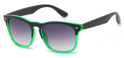 Retro Classic Two-Tone Sunglasses 712172