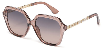 Rhinestone Square Frame Sunglasses rs2104