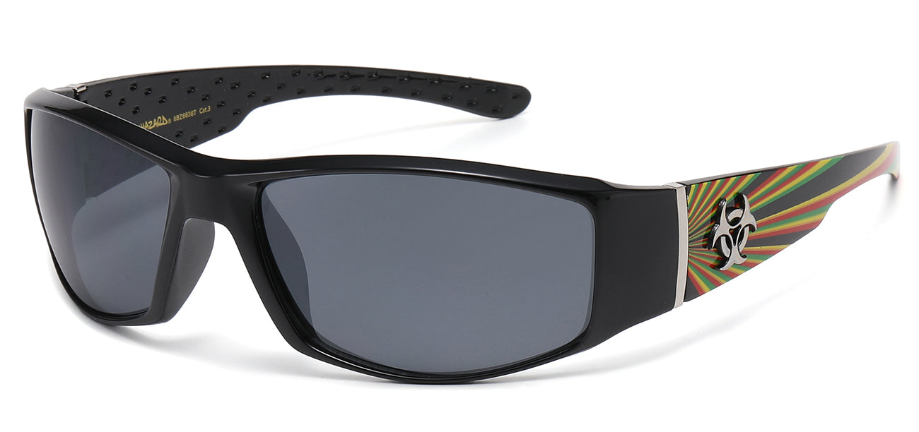 Biohazard Sports Wrap Sunglasses bz66367