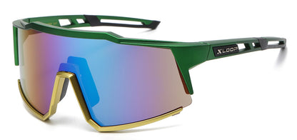 Xloop Sports Wrap Shield Sunglasses x3653