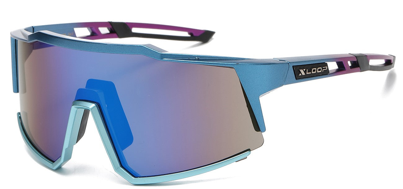 Xloop Sports Wrap Shield Sunglasses x3653