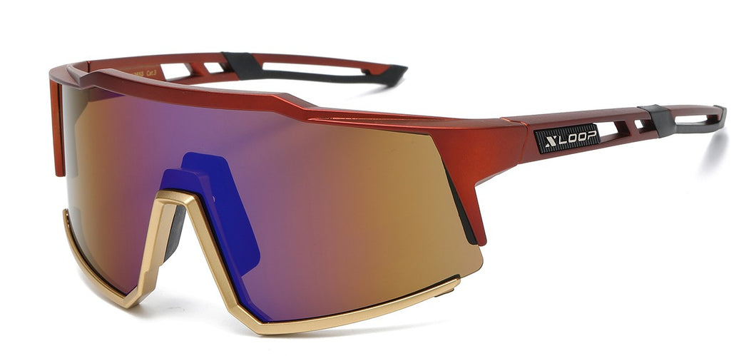 Xloop Sports Wrap Shield Sunglasses x3653