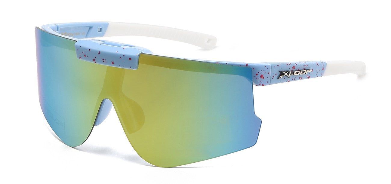 Xloop Semi-Rimless Shield Sunglasses x3655