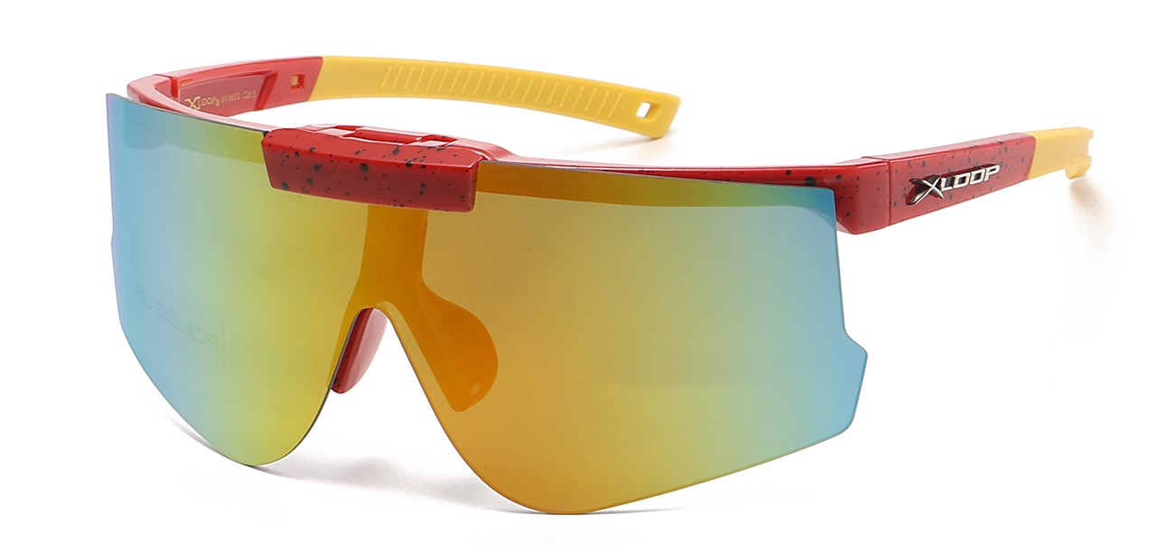 Xloop Semi-Rimless Shield Sunglasses x3655