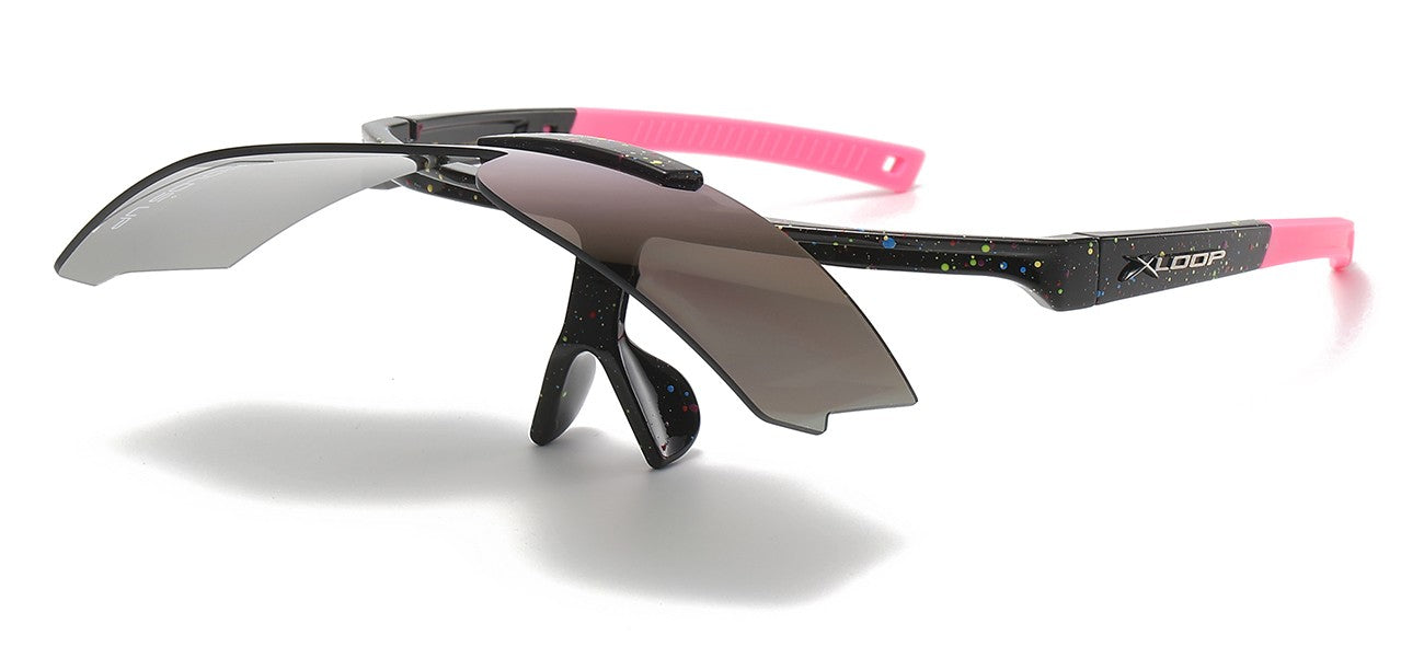 Xloop Semi-Rimless Shield Sunglasses x3655