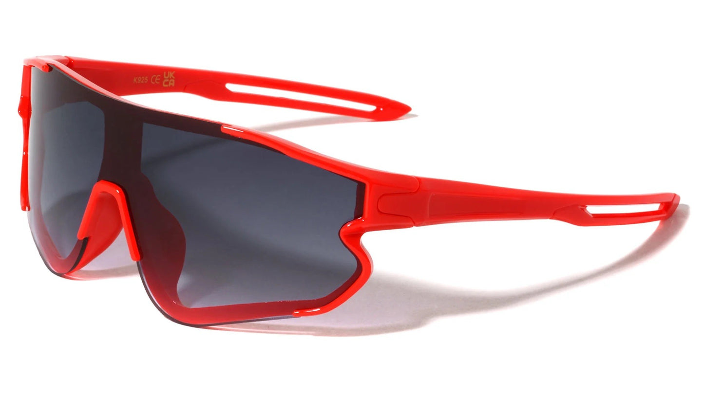 Kids Sports One Piece Shield Sunglasses k925