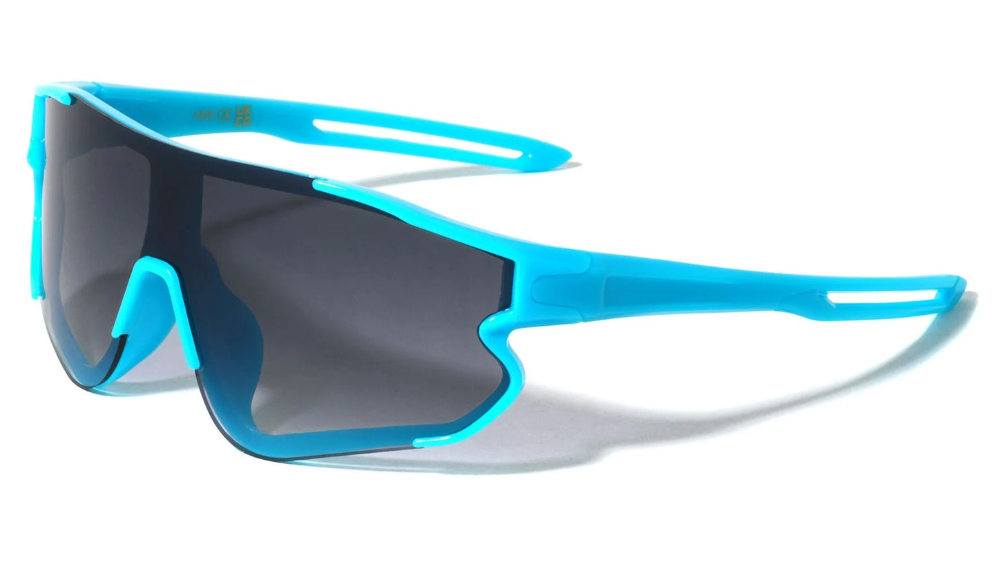 Kids Sports One Piece Shield Sunglasses k925